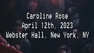 Caroline Rose Concert 04/12/23