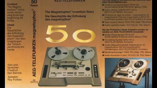 AEG/Telefunken  Die Geschichte des Erfindung des magnetophon (German)