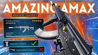 Try this MAX DAMAGE AMAX Class Setup in Warzone! (Fastest TTK in the game)