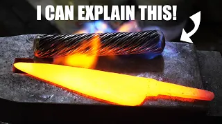 Forging A Knife From Arresting Cables