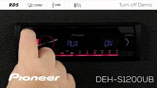 How To - Pioneer DEH-S1200UB - Turn Off Demonstration Mode