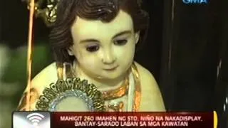 24 Oras: Nagnakaw sa antigong imahen ng Sto. Niño sa Pampanga, patuloy na inaalam