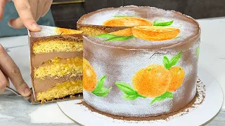 🍊Торт "ЧЕБУРАШКА"🍊 НОВОГОДНИЙ торт🎂 АПЕЛЬСИНовый десерт👌🏻 Я-ТОРТодел❤️