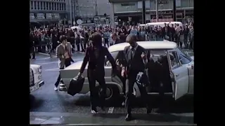 (June 25, 1966) German Police Film - Leaving Munich For Essen