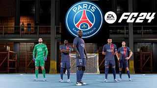 PSG vs Barcelona | FC 24 PC GAMEPLAY | Volta Football