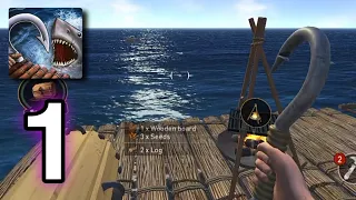 Raft Survival: Ocean Nomad - Gameplay Walkthrough (Part 1) [iOS,Android]