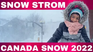 canada snowstorm 2022 🇨🇦  | snow storm toronto today January 17, 2022