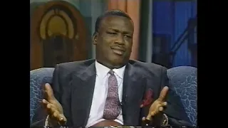 Buster Douglas days after beating Mike Tyson - Later with Bob Costas 2/19/90