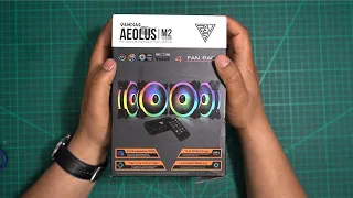 UNBOXING, REVIEW AND INSTALATION  GAMDIAS AEOLUS M2|1204R RGB FAN KIT with Remote