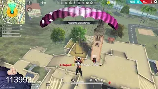 Dj Alok Prank With Random Player In Rank Game Op Squad Gameplay  - Garena Free fire