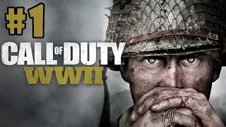 Call of Duty: WWII - Walkthrough - Part 1 - D-Day (PC HD) [1080p60FPS]