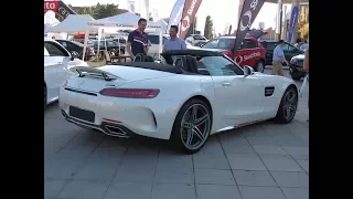 2017 557HP Mercedes AMG GT C Roadster / Start Up, V8 Sound & Revs