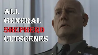 Call of Duty Modern Warfare 2 (2022) - ALL GENERAL SHEPHERD Character Cutscenes (Glenn Morshower)