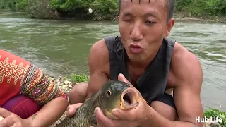 Primitive life: Full Video Dig Hole Wild Catch A Lot Of Fish - Fishing Technique in Trap Hole