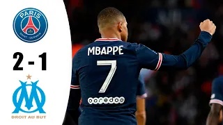 Paris Saint-Germain - Olympique de Marseille 2-1 Résumé | Ligue 1 Uber Eats - 2021/2022