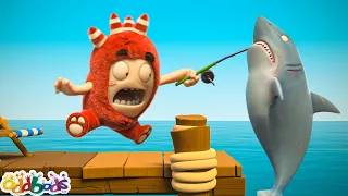 Fishing Gone Wrong  | Oddbods - Food Adventures | Cartoons for Kids