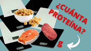 Medir GRAMOS de PROTEÍNA 💪 [y qué tomar en cuenta]