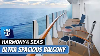 Harmony of the Seas | Ultra Spacious with Large Balcony Tour & Review 4K | Royal Caribbean Cruise