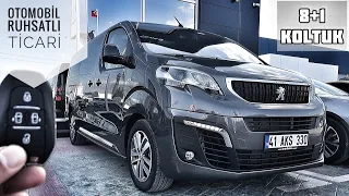 Peugeot Expert Traveller Otomobil Ruhsatlı Ticari 2.0 180 bg