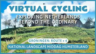 Virtual Cycling | Exploring Netherlands Beyond the Ordinary | Groningen Route # 4