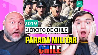 MI PADRE ARGENTINO reacciona a Parada Militar CHILE 2019 | Desfile Escalón del Ejército de Chile