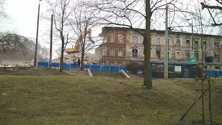 Wyburzanie kamienicy ul Toruńska/Kujawska Bydgoszcz(2)