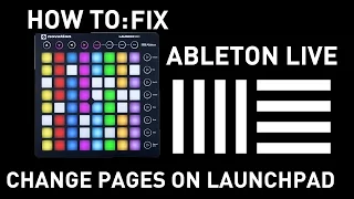 Can't change pages Launchpad FIX | Launchpad Pro, MK2, Mini, S - How to change pages on a Launchpad