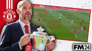 HOW TEN HAG BEAT PEP FM24 Tactics