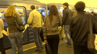 Another Ride on the subway in St.Petersburg, Russia