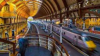 A Walk Through York Railway Station, York, England