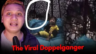 May nakatitig sa likod? (The Viral Doppelganger Photo)