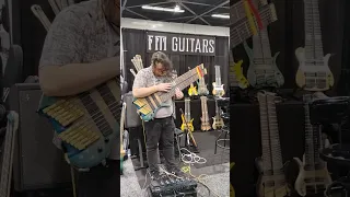 NAMM 2023 - Too much talent at the FM Guitars booth - Brad Williamson