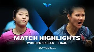 Highlights | Shin Yubin vs Xiaoxin Yang | WS Final | WTT Contender Nova Gorica 2022