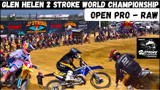 Glen Helen 2 Stroke World Championship Open Pro Class Motos - Villopoto/Brown/Hoeft/Stewart/Gardner