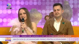 Teo Show (22.02.2022) - Anuta Iuga si Lucian Madiar, parinti pentru a doua oara!