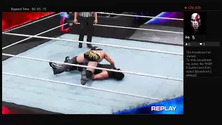 WWE2k20 Aleister Black vs Seth Rollins