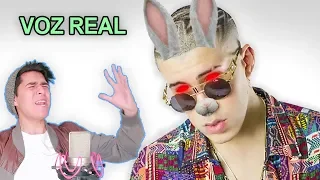 Escuchando la VOZ REAL de BAD BUNNY sin AUTOTUNE | Vargott | www.Clasesdecanto.pro