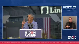 President Barack Obama Speech at Drive-In Rally in Pennsylvania | Joe Biden for President