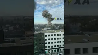 Footage Of Russian Missiles Strikes In Ukraine