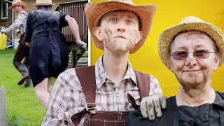 Mennonite Cornelius & Mom Garden  — (Plautdietsch & Subtitled)