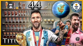 Sorprendente: El récord de Lionel Messi con 44 Copas