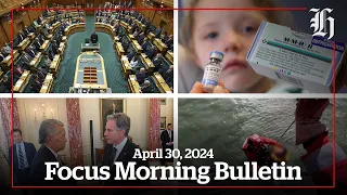 Dramatic rescue, measles epidemic and Israel truce offer | Focus Morning Bulletin April 30, 2024