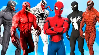 Spider-man vs Venom vs Carnage vs Anti Venom vs Toxin | Epic Simbiotes battle Multiverse of Madness