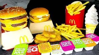 CHEESY McDonald's - McDonalds Fast Food MukBang