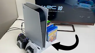 PS5 Disc & Digital Cooling and Charging Stand Setup