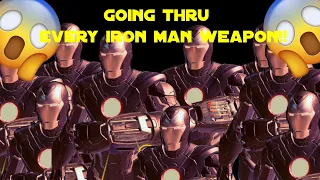 All IRON MAN WEAPONS AND ABILITIES!! VR