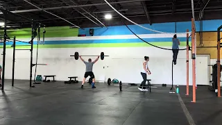 Some Bullshit: L-Pullup, DB Bench, OHS, Rope Climb, Sled