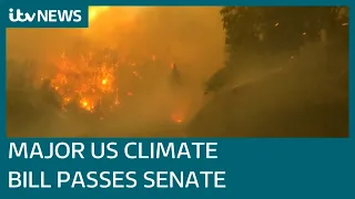 US Senate votes to pass Joe Biden's 'historic' climate, tax and healthcare package | ITV News