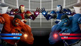 Marvel vs Capcom Infinite - Hulk Iron Man (Red) vs. Hulk Iron Man (Blue) Fight