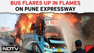 Bus Erupts In Flames On Mumbai-Pune Expressway, 36 Escape Unhurt